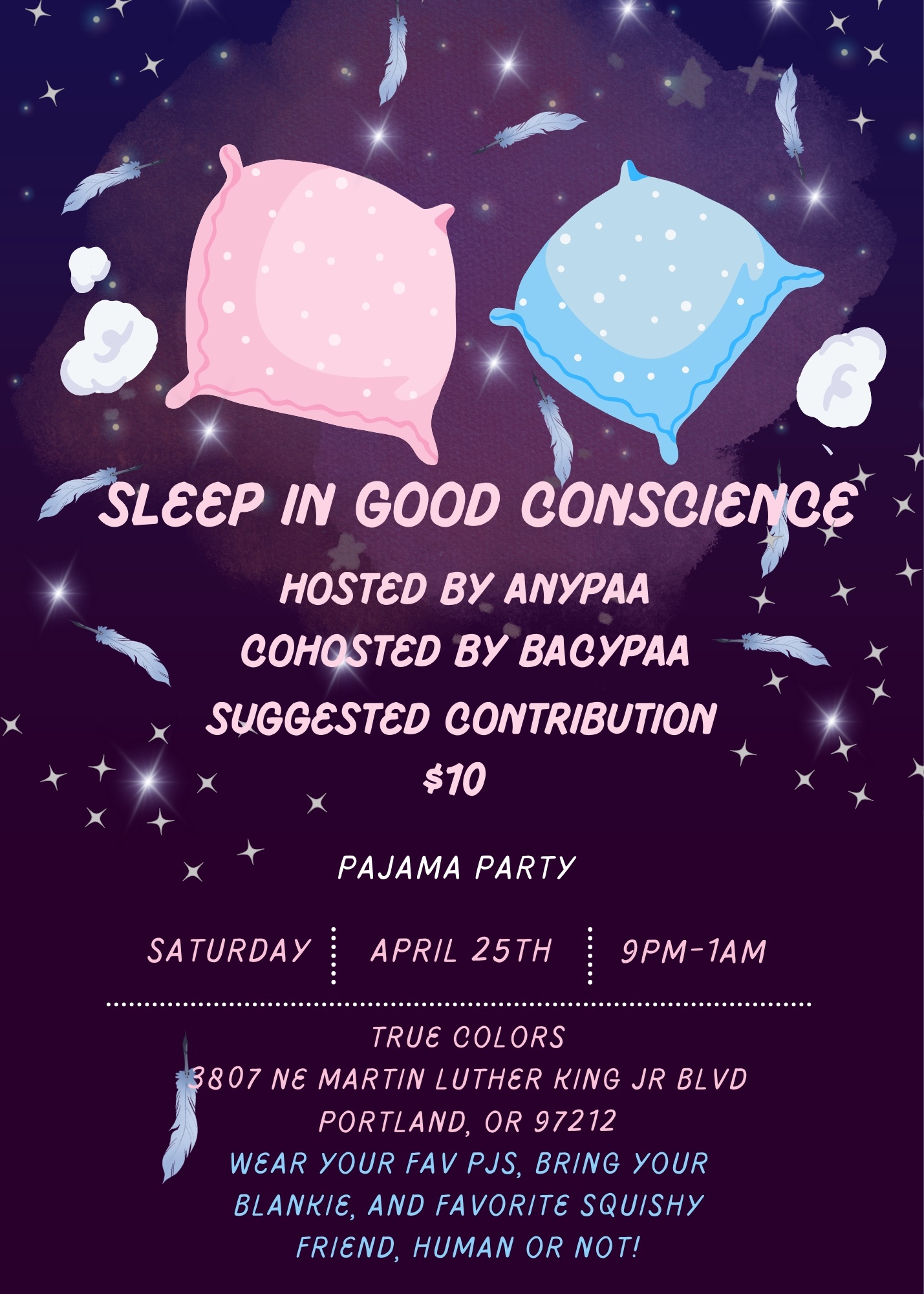 ANYPAA III April Event Flyer